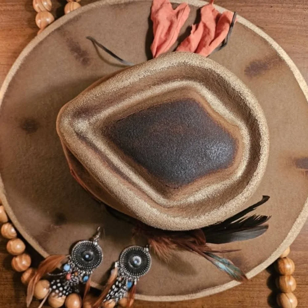 Stylish Brown Women's Hat - Picture 2 of 5